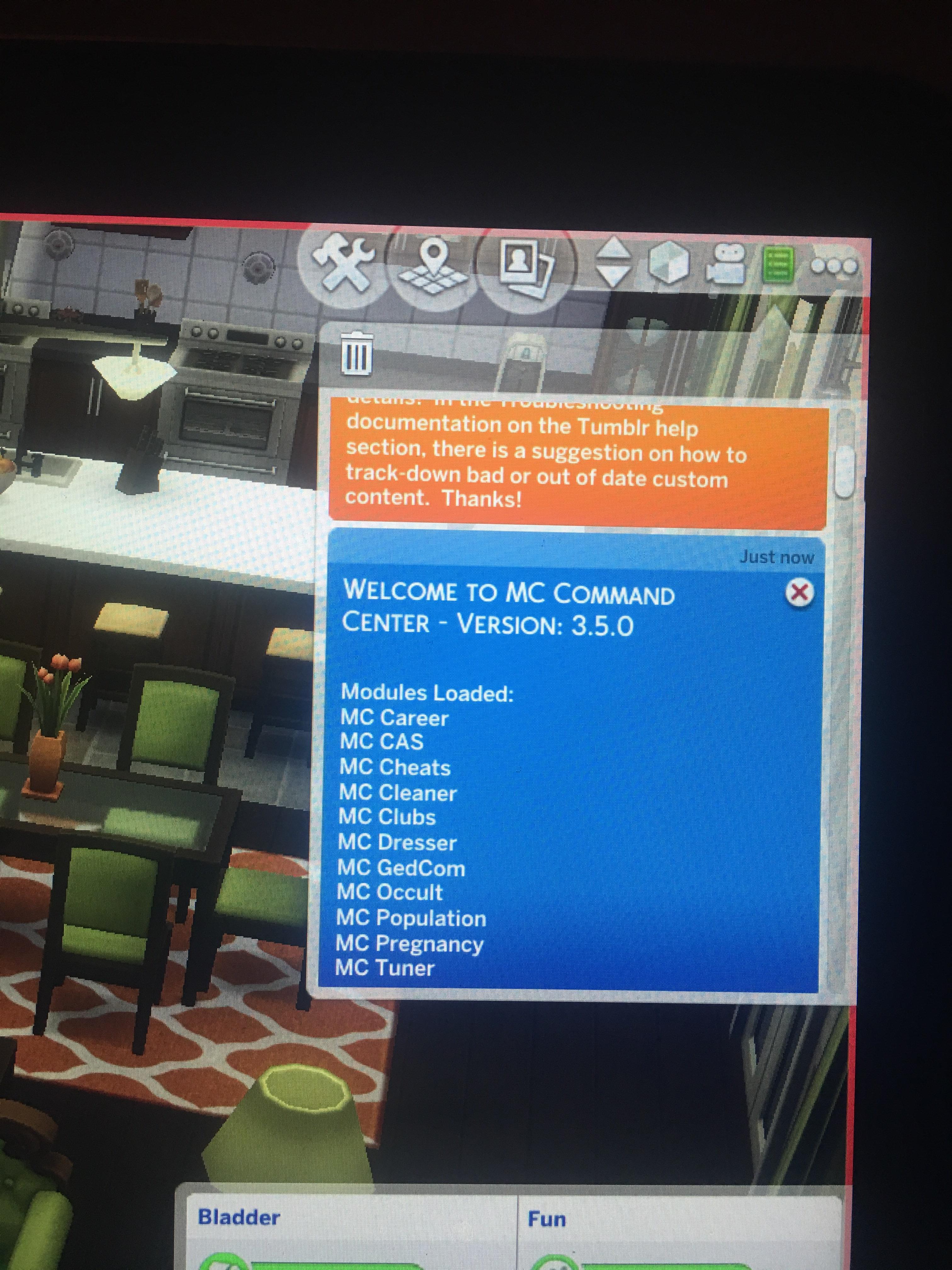 mc command center sims 4 mod conflicts